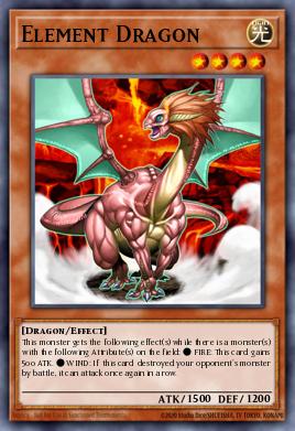 Element Dragon Yu-Gi-Oh card
