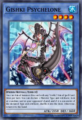 Gishki Psychelone Yu-Gi-Oh card