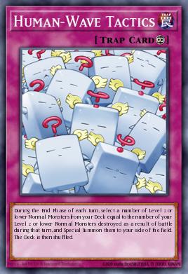 Human-Wave Tactics Yu-Gi-Oh card
