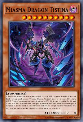 Miasma Dragon Tistina Yu-Gi-Oh card