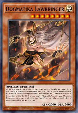 Dogmatika Lawbringer Yu-Gi-Oh card