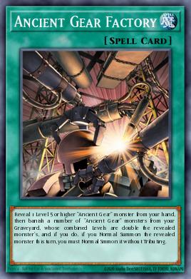 Ancient Gear Factory Yu-Gi-Oh card