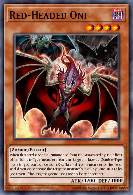 Red-Headed Oni Yu-Gi-Oh card