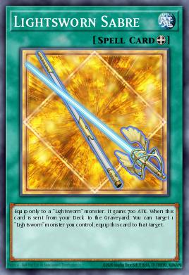 Lightsworn Sabre Yu-Gi-Oh card
