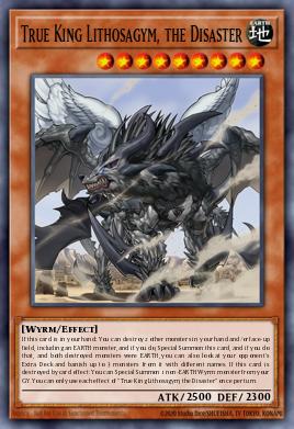 True King Lithosagym, the Disaster Yu-Gi-Oh card