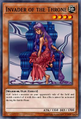Invader of the Throne Yu-Gi-Oh card