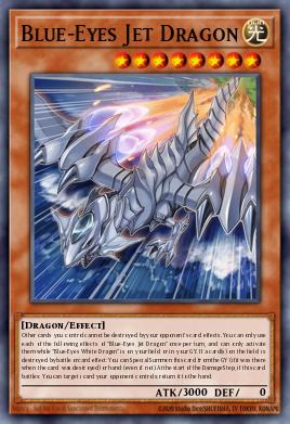 Blue-Eyes Jet Dragon Yu-Gi-Oh card