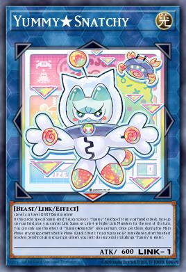 Yummy★Snatchy Yu-Gi-Oh card