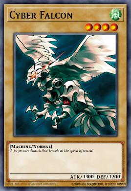 Cyber Falcon Yu-Gi-Oh card