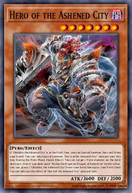 Hero of the Ashened City Yu-Gi-Oh card