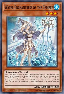 Water Enchantress of the Temple Yu-Gi-Oh card