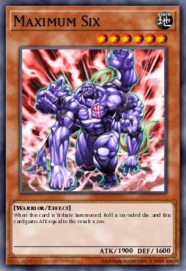 Maximum Six Yu-Gi-Oh card