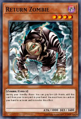 Return Zombie Yu-Gi-Oh card
