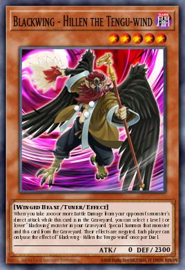 Blackwing - Hillen the Tengu-wind Yu-Gi-Oh card