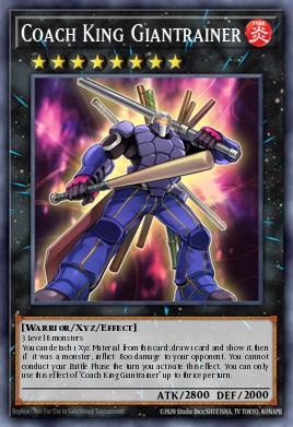 Coach King Giantrainer Yu-Gi-Oh card