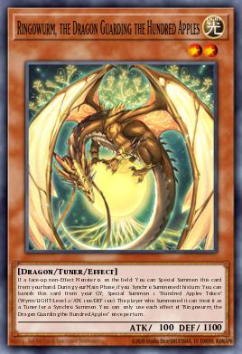 Ringowurm, the Dragon Guarding the Hundred Apples Yu-Gi-Oh card