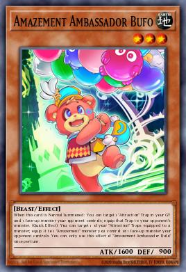 Amazement Ambassador Bufo Yu-Gi-Oh card