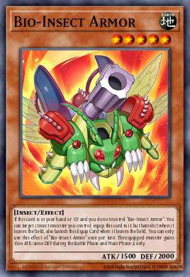 Bio-Insect Armor Yu-Gi-Oh card