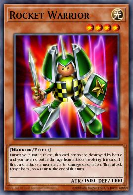 Rocket Warrior Yu-Gi-Oh card