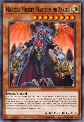 Magical Musket Mastermind Zakiel Yu-Gi-Oh card