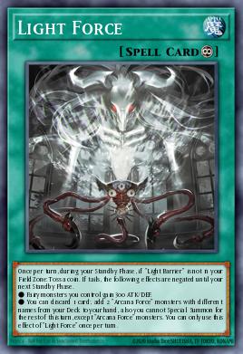 Light Force Yu-Gi-Oh card