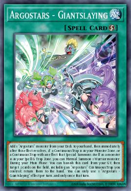 Argostars - Giantslaying Yu-Gi-Oh card