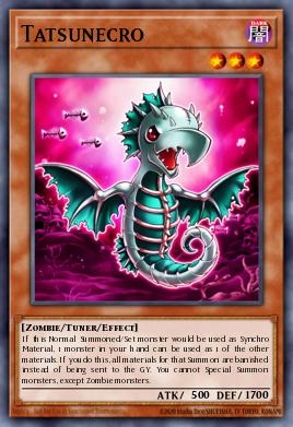 Tatsunecro Yu-Gi-Oh card