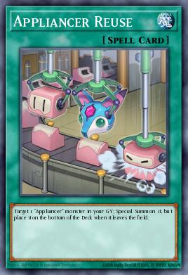 Appliancer Reuse Yu-Gi-Oh card