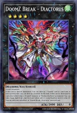 DoomZ Break - Diactorus Yu-Gi-Oh card