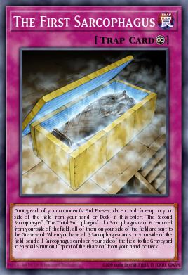 The First Sarcophagus Yu-Gi-Oh card