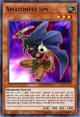 Amazoness Spy Yu-Gi-Oh card