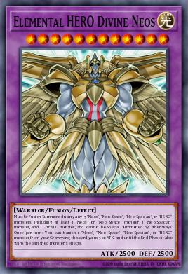 Elemental HERO Divine Neos Yu-Gi-Oh card