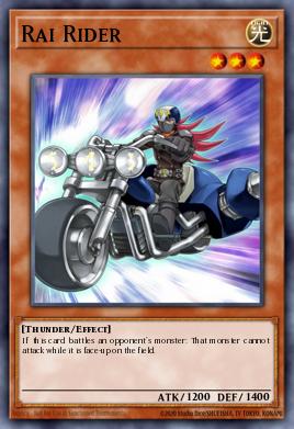 Rai Rider Yu-Gi-Oh card