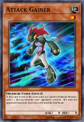 Attack Gainer Yu-Gi-Oh card
