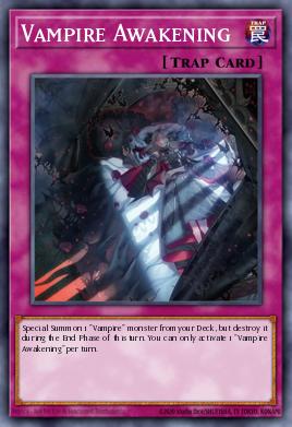Vampire Awakening Yu-Gi-Oh card