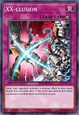 XX-clusion Yu-Gi-Oh card