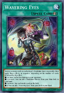 Wavering Eyes Yu-Gi-Oh card
