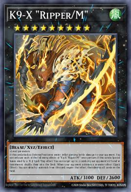 K9-X "Ripper/M" Yu-Gi-Oh card