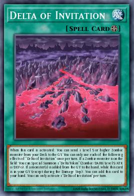 Delta of Invitation Yu-Gi-Oh card