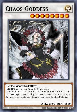 Chaos Goddess Yu-Gi-Oh card