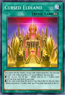 Cursed Eldland Yu-Gi-Oh card