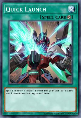 Quick Launch Yu-Gi-Oh card