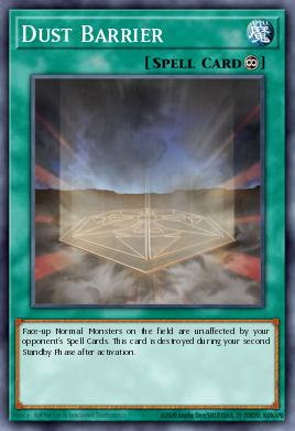 Dust Barrier Yu-Gi-Oh card