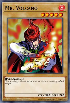 Mr. Volcano Yu-Gi-Oh card