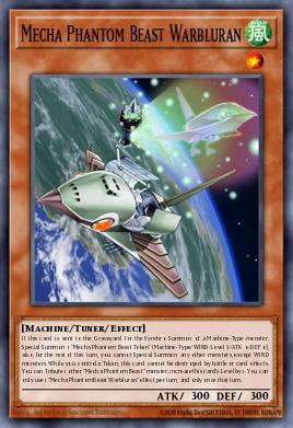 Mecha Phantom Beast Warbluran Yu-Gi-Oh card