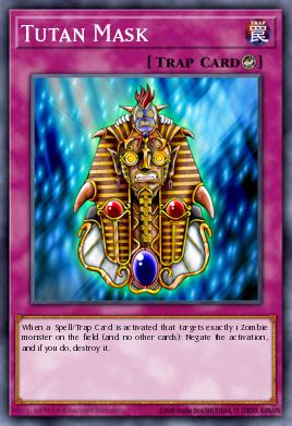 Tutan Mask Yu-Gi-Oh card