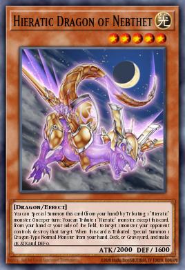 Hieratic Dragon of Nebthet Yu-Gi-Oh card