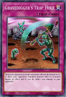 Gravedigger's Trap Hole Yu-Gi-Oh card