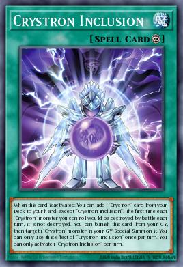 Crystron Inclusion Yu-Gi-Oh card