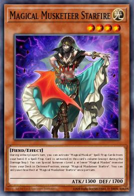 Magical Musketeer Starfire Yu-Gi-Oh card